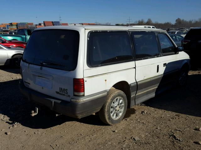 1P4GH54R3PX679806 - 1993 PLYMOUTH GRAND VOYA WHITE photo 4