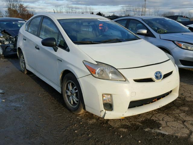 JTDKN3DU8B1376922 - 2011 TOYOTA PRIUS WHITE photo 1