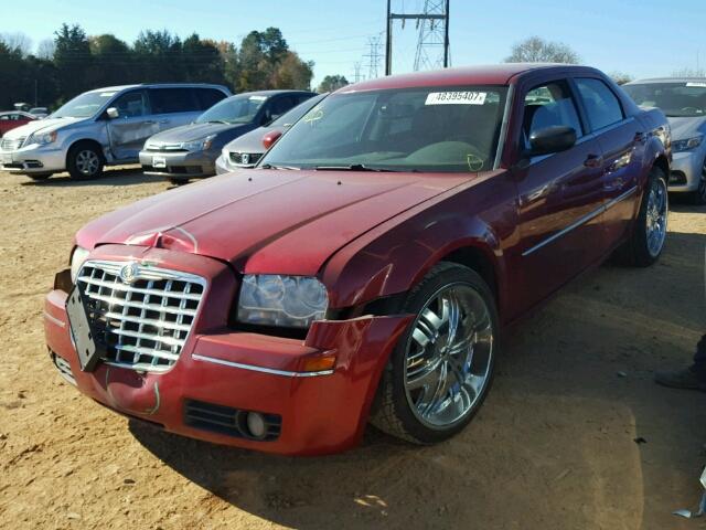 2C3LA53V99H512206 - 2009 CHRYSLER 300 TOURIN RED photo 2