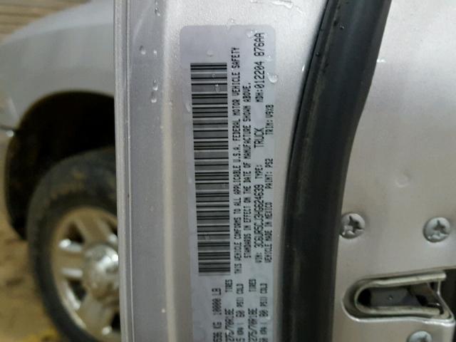 3C6UR5CJ3HG624639 - 2017 RAM 2500 ST SILVER photo 10