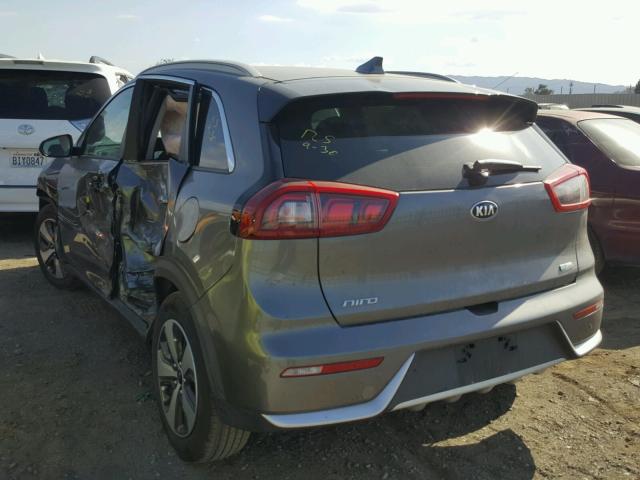 KNDCB3LC8J5170058 - 2018 KIA NIRO FE GRAY photo 3