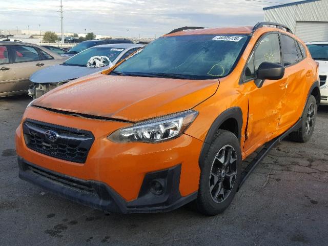 JF2GTAAC9JH221184 - 2018 SUBARU CROSSTREK ORANGE photo 2