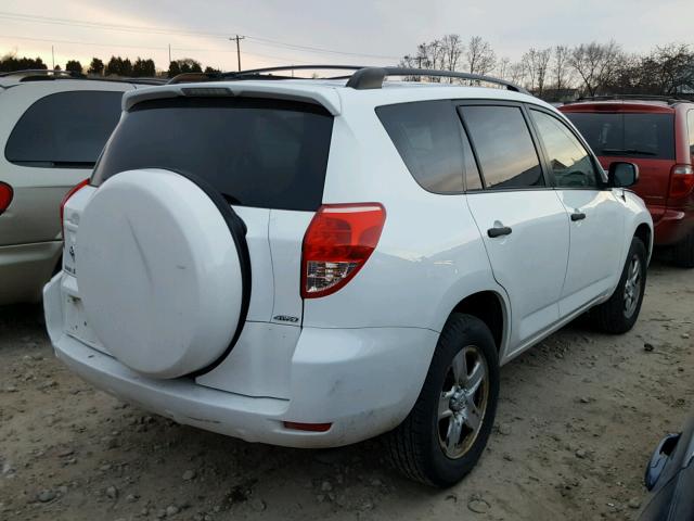 JTMBD33V386074236 - 2008 TOYOTA RAV4 WHITE photo 3