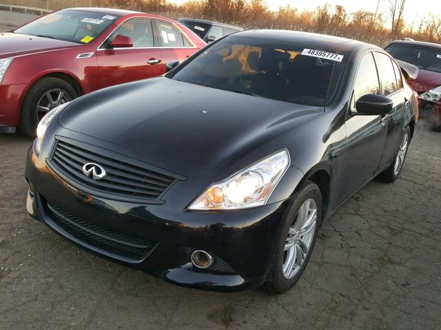 JN1CV6AR4CM682654 - 2012 INFINITI G37 BLACK photo 2