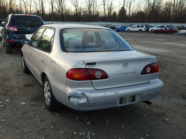 2T1BR12E92C561335 - 2002 TOYOTA COROLLA CE SILVER photo 3