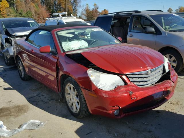 1C3LC55R08N642519 - 2008 CHRYSLER SEBRING TO RED photo 1