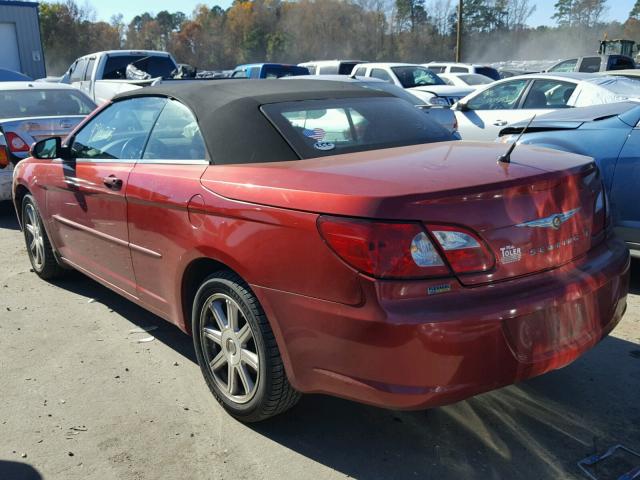 1C3LC55R08N642519 - 2008 CHRYSLER SEBRING TO RED photo 3