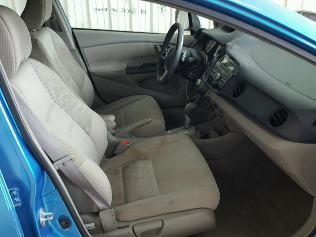 JHMZE2H75AS035546 - 2010 HONDA INSIGHT EX BLUE photo 5