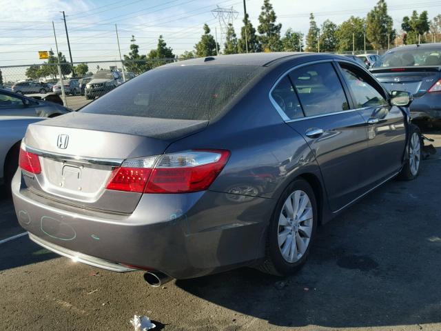 1HGCR2F88FA032212 - 2015 HONDA ACCORD EXL GRAY photo 4