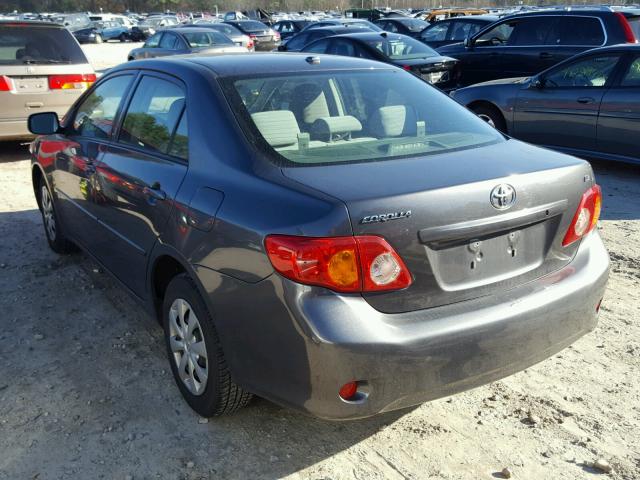 JTDBU4EE4A9099797 - 2010 TOYOTA COROLLA BA GRAY photo 3