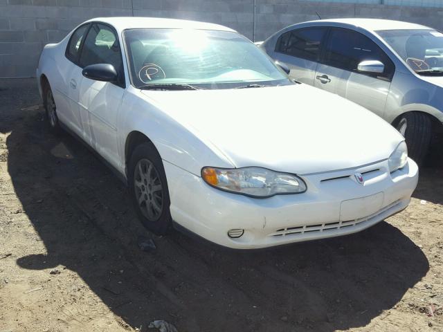 2G1WW12EX29311718 - 2002 CHEVROLET MONTE CARL თეთრი ფოტო 1