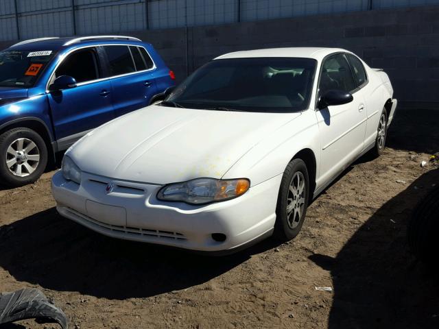 2G1WW12EX29311718 - 2002 CHEVROLET MONTE CARL თეთრი ფოტო 2