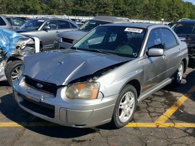 JF1GD66565H503605 - 2005 SUBARU IMPREZA RS GRAY photo 2