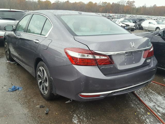 1HGCR2F7XGA217936 - 2016 HONDA ACCORD EX GRAY photo 3