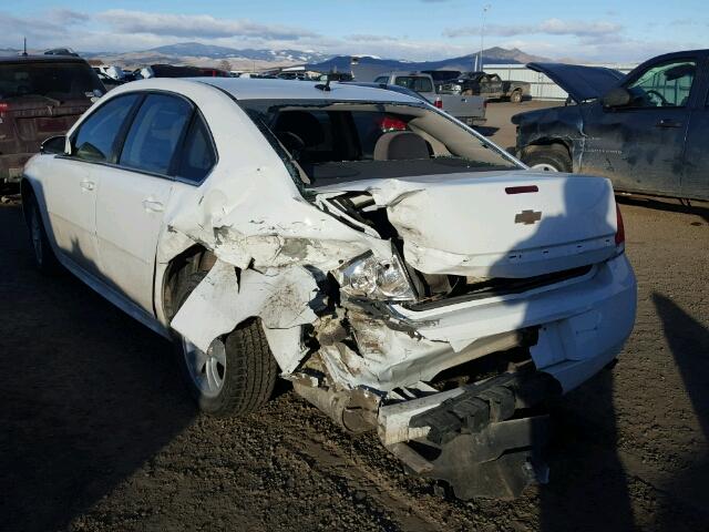 2G1WA5E37G1137337 - 2016 CHEVROLET IMPALA LIM WHITE photo 3