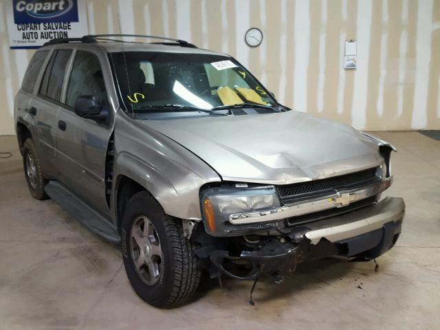 1GNDT13S432336584 - 2003 CHEVROLET TRAILBLAZE BEIGE photo 1