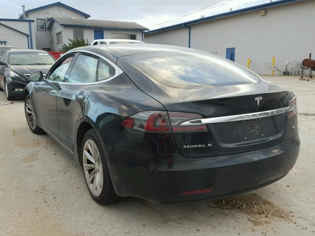 5YJSA1E1XGF159049 - 2016 TESLA MODEL S BLACK photo 3