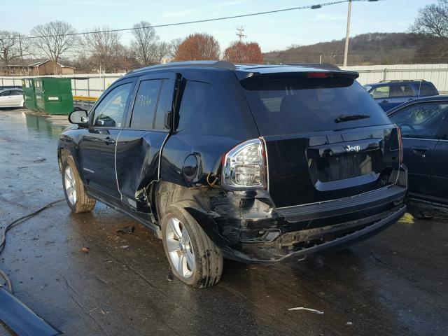 1C4NJCBA0CD632536 - 2012 JEEP COMPASS SP BLACK photo 3
