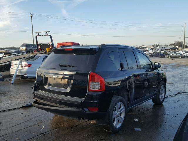 1C4NJCBA0CD632536 - 2012 JEEP COMPASS SP BLACK photo 4