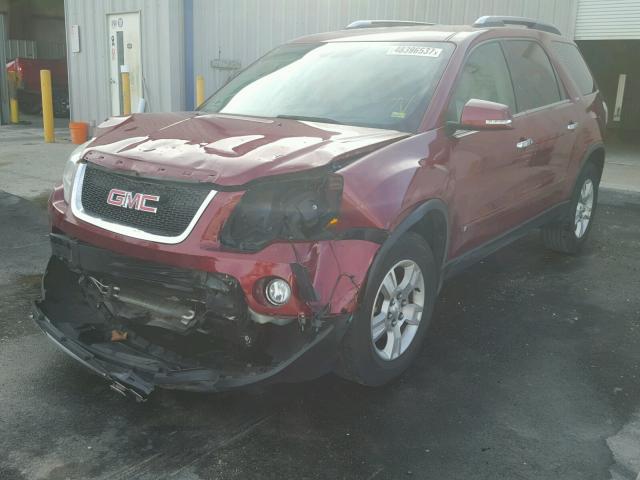 1GKER23D39J163369 - 2009 GMC ACADIA SLT წითელი ფოტო 2