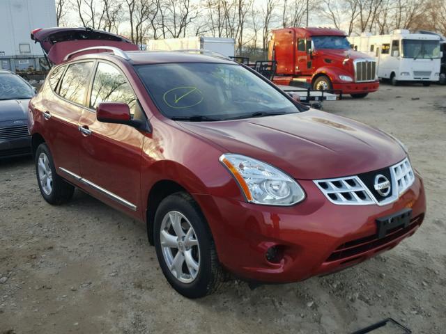 JN8AS5MVXBW301820 - 2011 NISSAN ROGUE S BURGUNDY photo 1