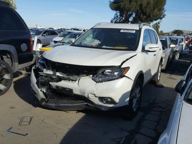 5N1AT2MNXGC838604 - 2016 NISSAN ROGUE S WHITE photo 2