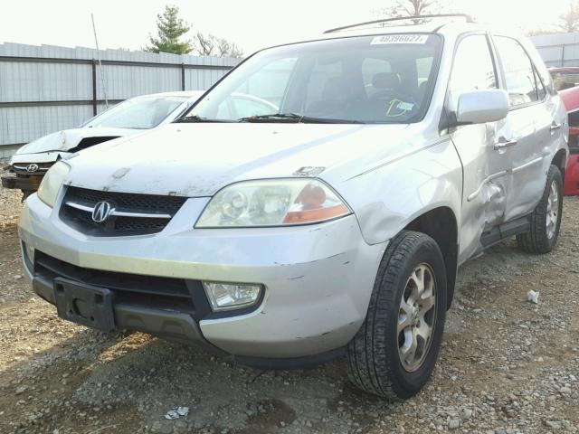 2HNYD18682H536452 - 2002 ACURA MDX TOURIN SILVER photo 2