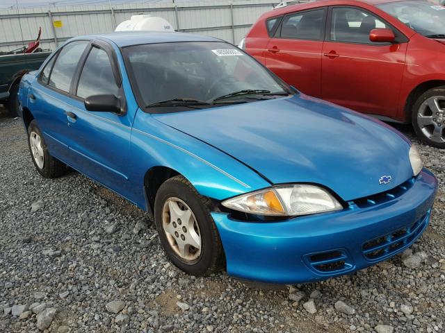 1G1JC5241Y7288759 - 2000 CHEVROLET CAVALIER BLUE photo 1