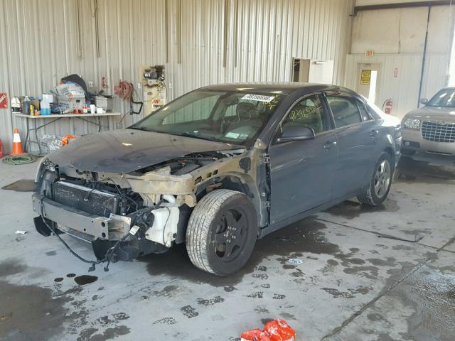 1G1ZG57B794148572 - 2009 CHEVROLET MALIBU LS ნაცრისფერი ფოტო 2