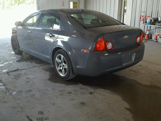 1G1ZG57B794148572 - 2009 CHEVROLET MALIBU LS ნაცრისფერი ფოტო 3