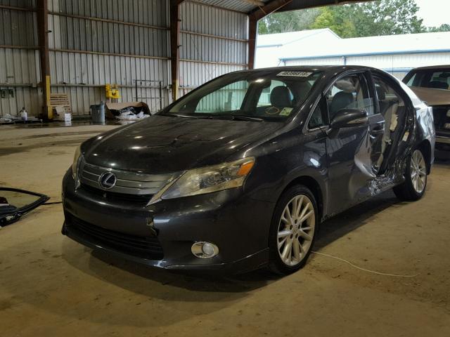 JTHBB1BA9A2025997 - 2010 LEXUS HS 250H BLACK photo 2