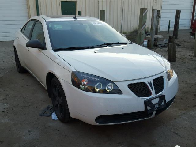 1G2ZG57N884276498 - 2008 PONTIAC G6 BASE WHITE photo 1