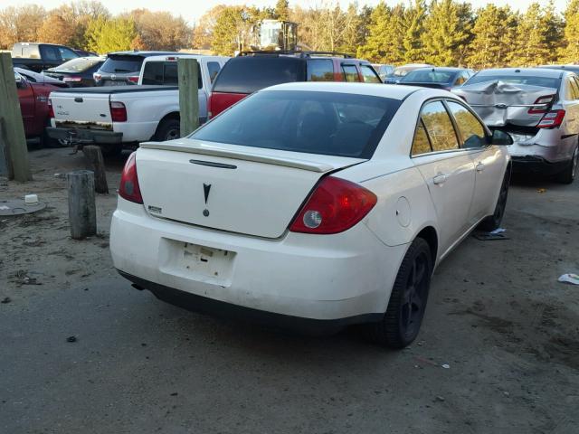 1G2ZG57N884276498 - 2008 PONTIAC G6 BASE WHITE photo 4