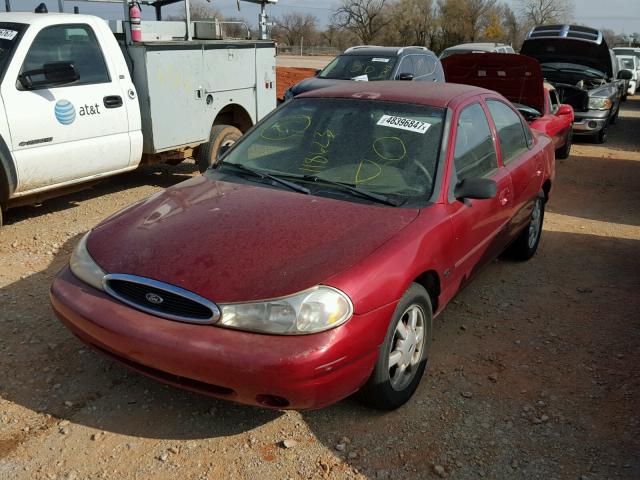 1FAFP66LXYK118623 - 2000 FORD CONTOUR SE RED photo 2