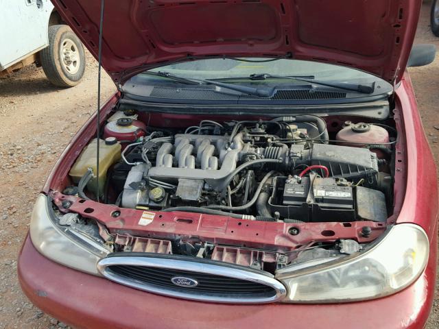 1FAFP66LXYK118623 - 2000 FORD CONTOUR SE RED photo 7