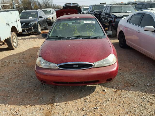 1FAFP66LXYK118623 - 2000 FORD CONTOUR SE RED photo 9