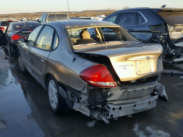 1FAFP53U26A213994 - 2006 FORD TAURUS SE BROWN photo 3