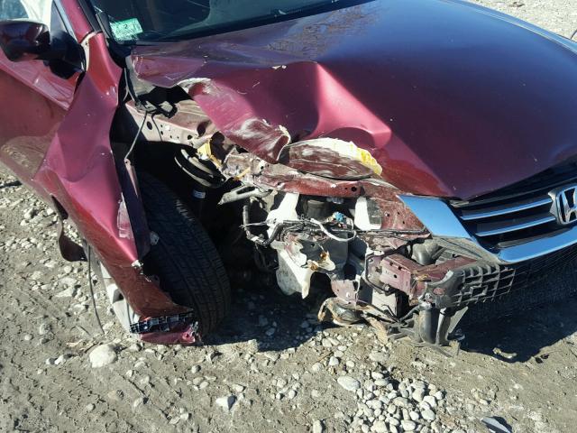 1HGCR2F38EA272783 - 2014 HONDA ACCORD LX MAROON photo 9