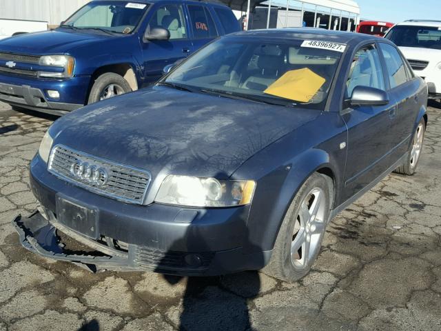 WAUJC68E23A214000 - 2003 AUDI A4 1.8T CHARCOAL photo 2