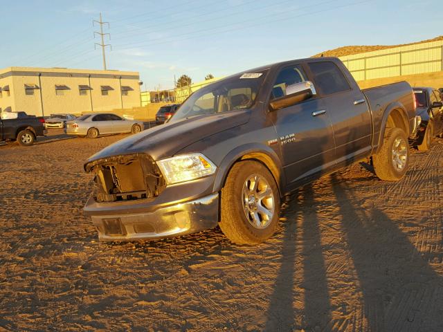 1C6RR7NTXDS558089 - 2013 RAM 1500 LARAM GRAY photo 2