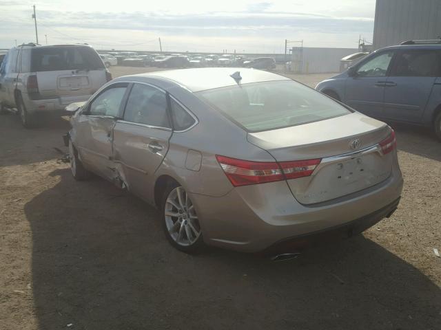 4T1BK1EB1FU146715 - 2015 TOYOTA AVALON XLE 金色 照片 3
