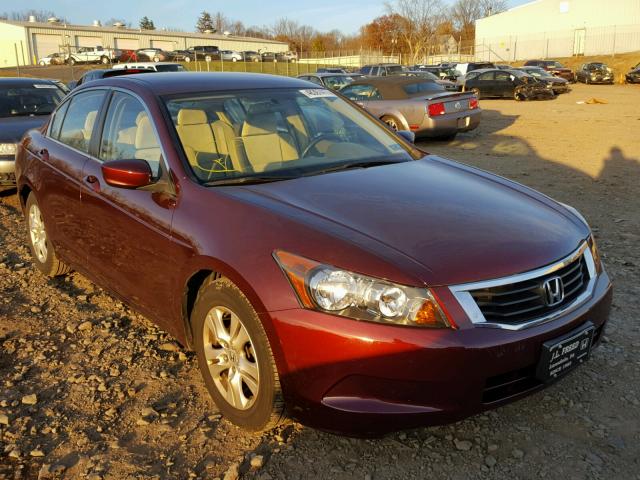 1HGCP26448A040202 - 2008 HONDA ACCORD LXP RED photo 1