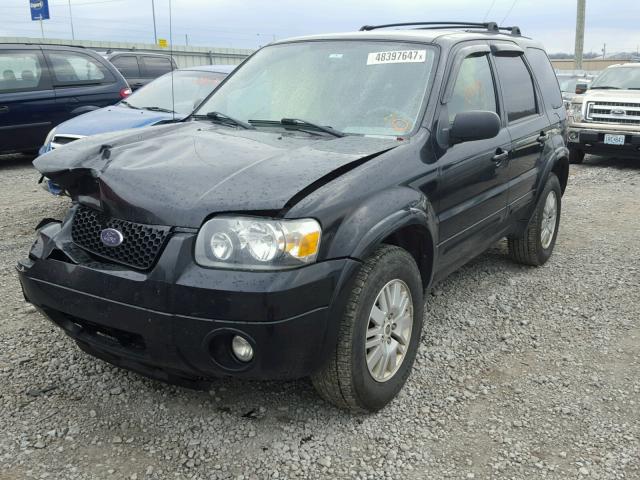 1FMCU04157KB95849 - 2007 FORD ESCAPE LIM BLACK photo 2