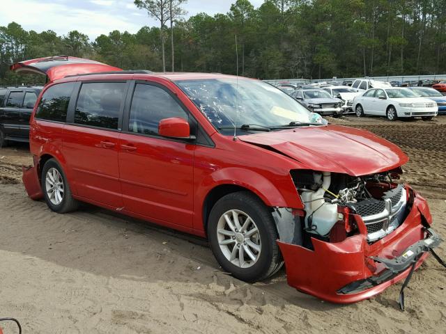 2C4RDGCG3DR618695 - 2013 DODGE GRAND CARA RED photo 1