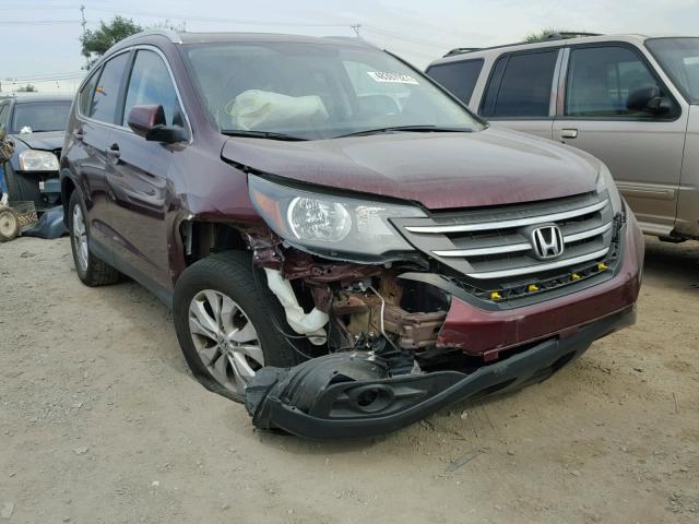 5J6RM3H76DL005877 - 2013 HONDA CR-V EXL 勃艮第红 照片 1