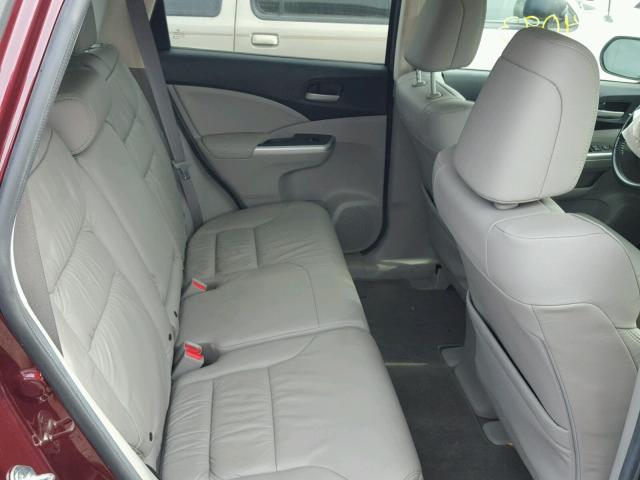 5J6RM3H76DL005877 - 2013 HONDA CR-V EXL 勃艮第红 照片 6
