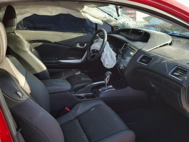 2HGFG3B94FH002410 - 2015 HONDA CIVIC EXL 红色 照片 5