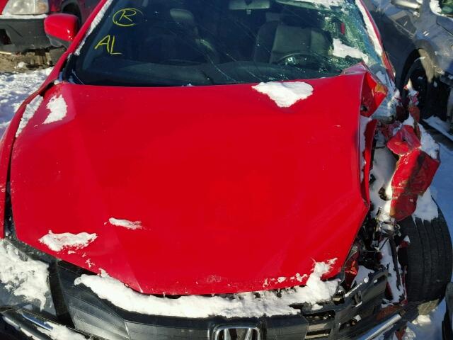 2HGFG3B94FH002410 - 2015 HONDA CIVIC EXL 红色 照片 7