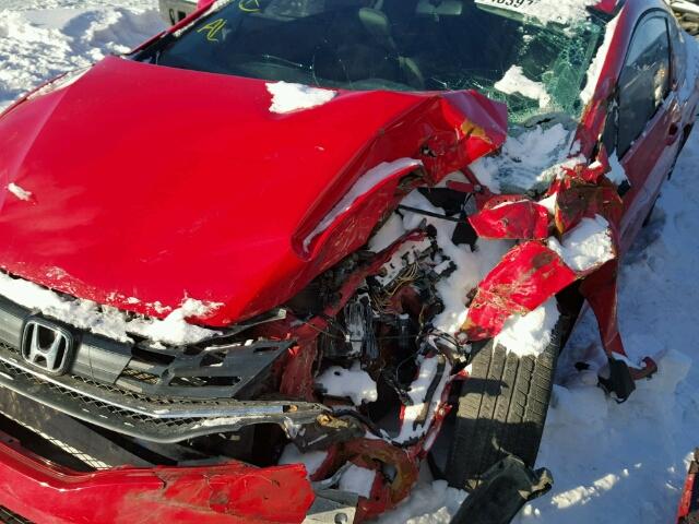 2HGFG3B94FH002410 - 2015 HONDA CIVIC EXL 红色 照片 9