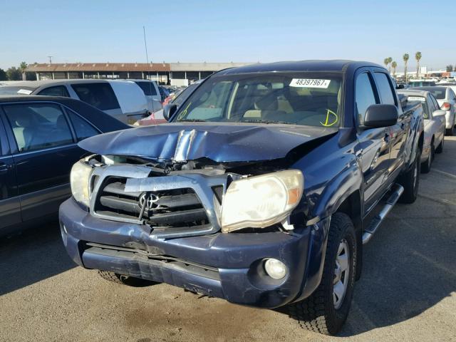 5TEKU72N46Z223469 - 2006 TOYOTA TACOMA DOU BLUE photo 2